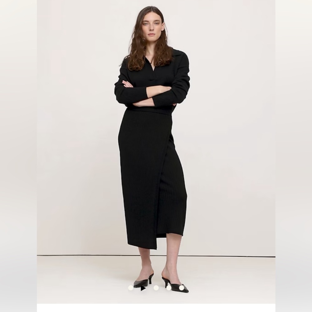 Banana Republic Merino Wool Knit Skirt PXS